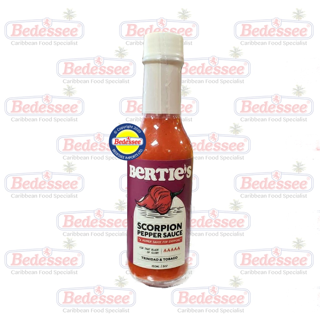 BERTIES PEPPER SAUCE SCORPION 150 ML