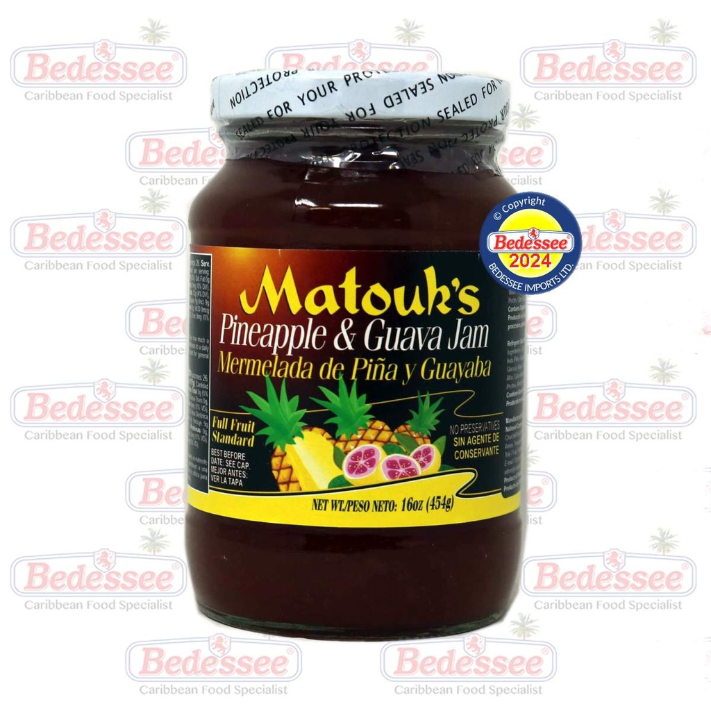 MATOUK'S PINEAPPLE GUAVA JAM 250 ML