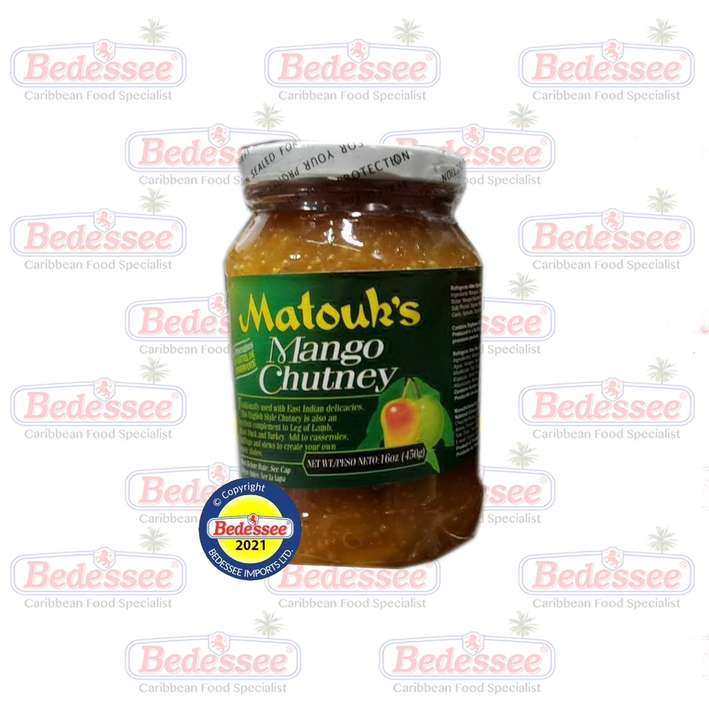 MATOUK'S MANGO CHUTNEY 375 ML
