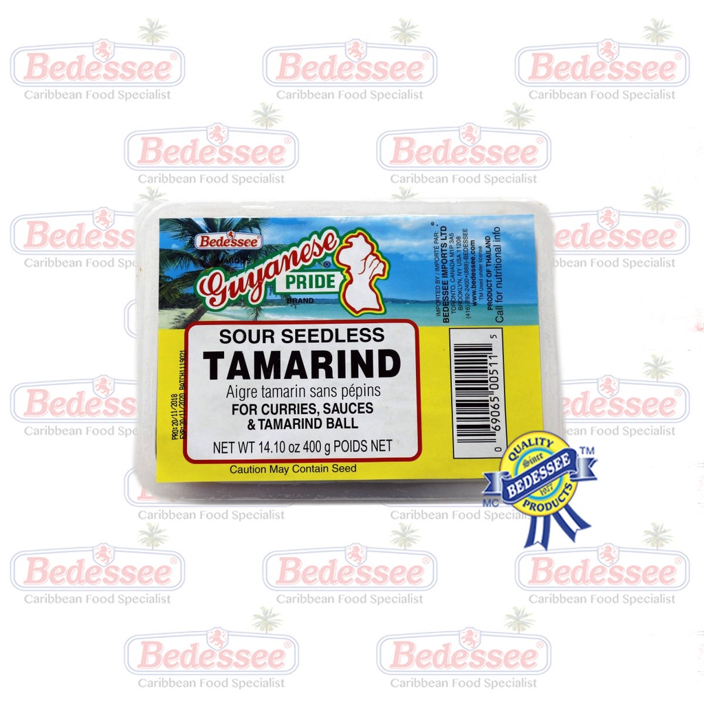 GUYANESE PRIDE TAMARIND BLOCK SEEDLESS 400 G