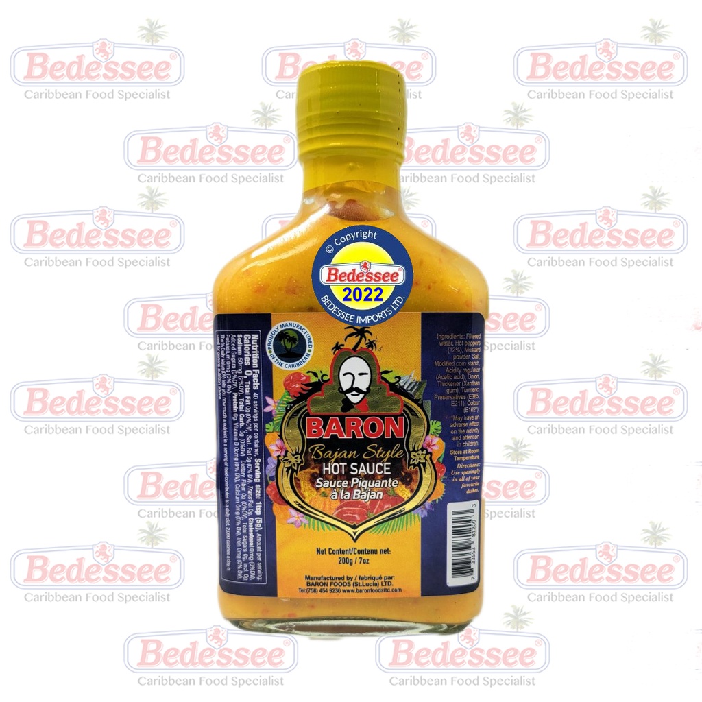 BARON PEPPER SAUCE BAJAN 200 ML