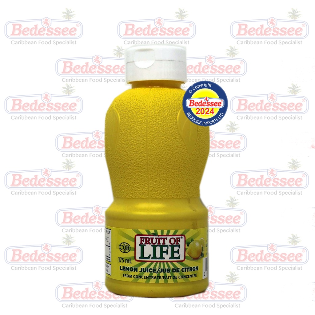 FRUIT OF LIFE LEMON JUICE PURE 175 ML