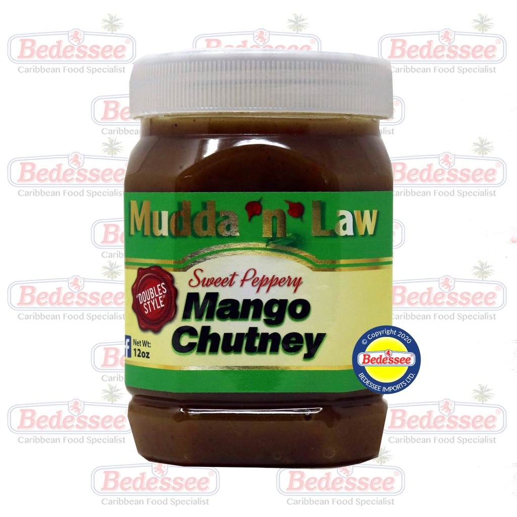 MUDDA N LAW CHUTNEY MANGO SAUCE 12 oz