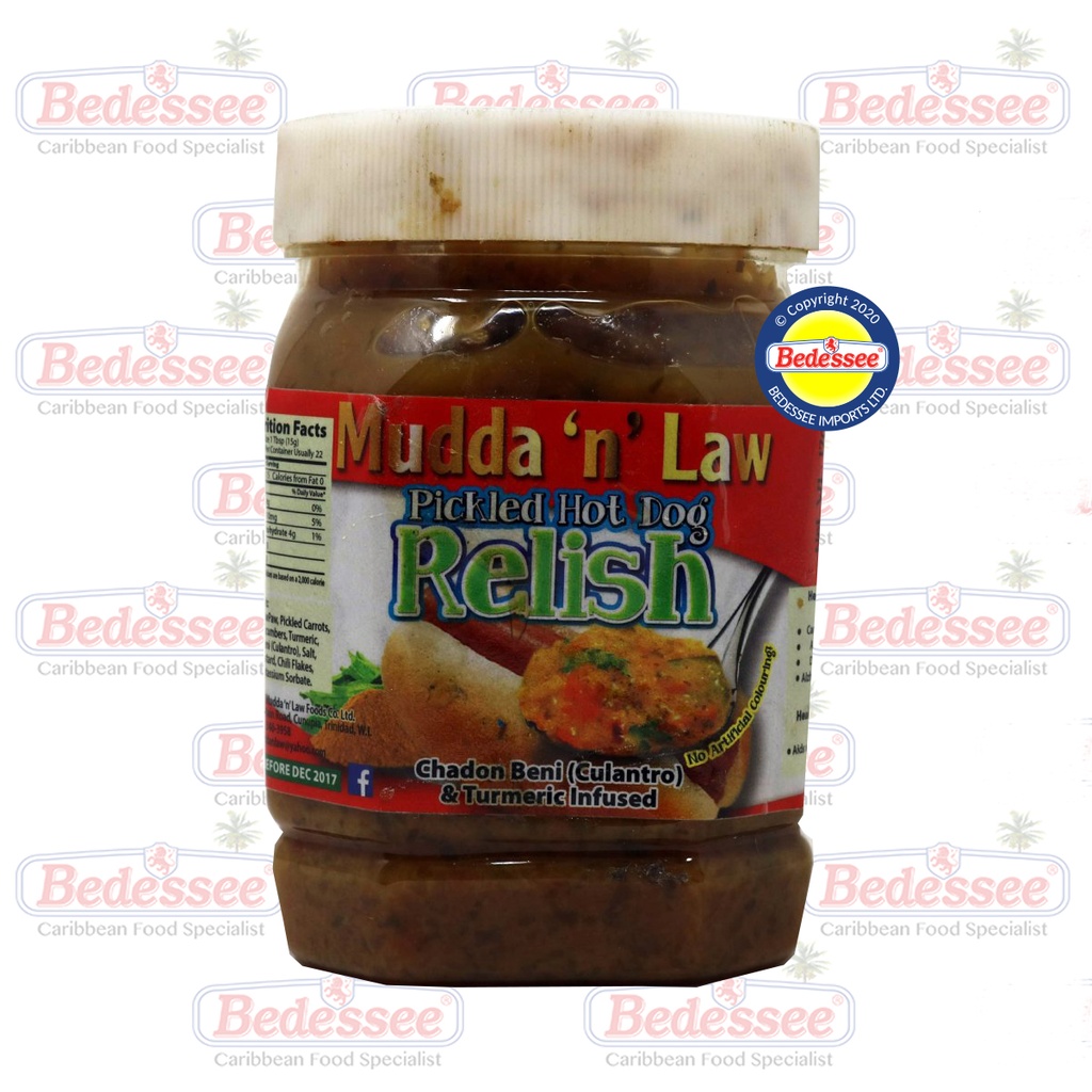 MUDDA N LAW PICKLED RELISH 375 ML