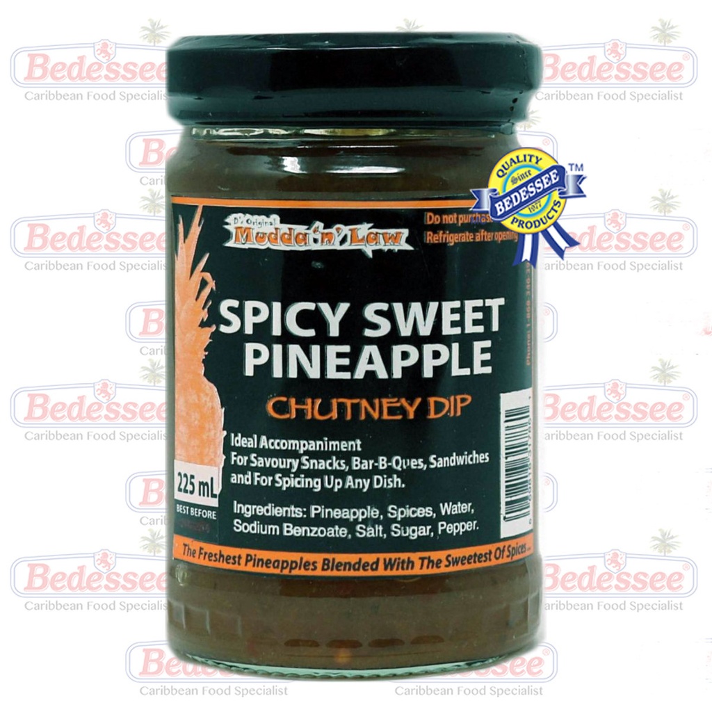 MUDDA N LAW PINEAPPLE SWEET N SPICY 225 ML