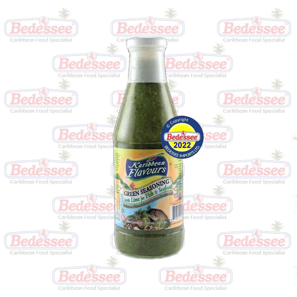 KARIBBEAN FLAVOURS GREEN SEASONING W LIME 750 ML