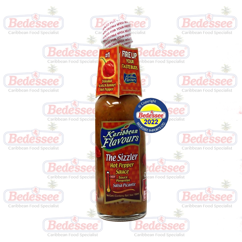 KARIBBEAN FLAVOURS PEPPER SAUCE SIZZLER 150 ML
