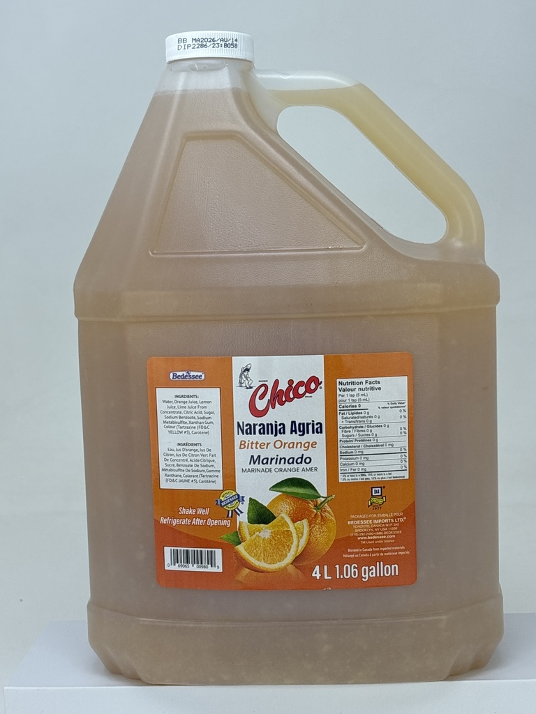 CHICO ORANGE NARANJA AGRIA MARINADE 4 L