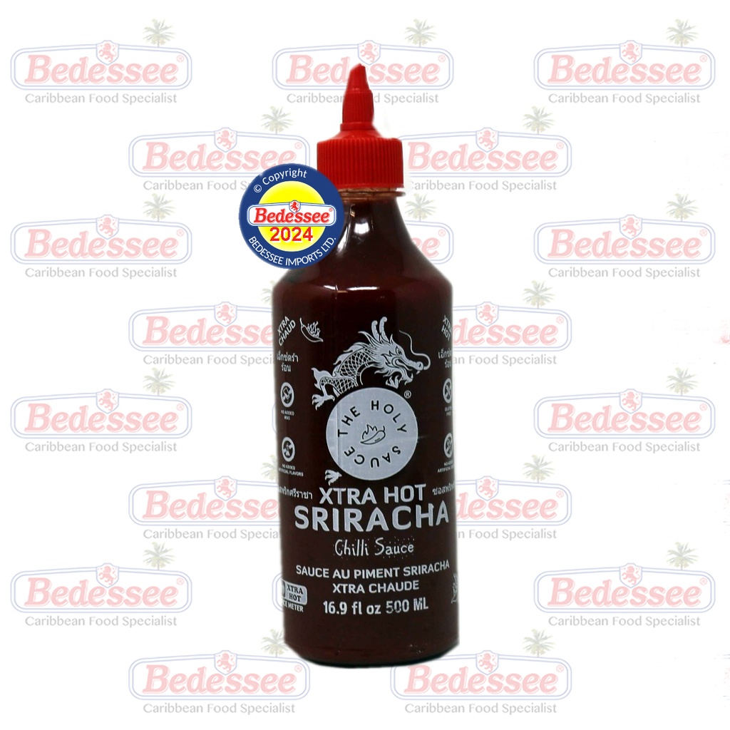 HOLY SAUCE BRAND SRIRACHA CHILLI EXBOX HOT 500 ML