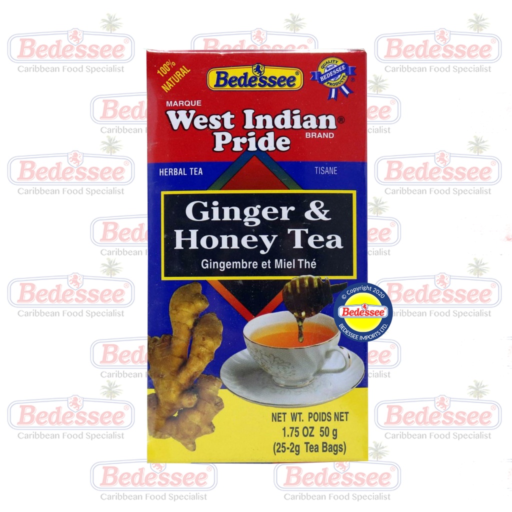 WEST INDIAN PRIDE GINGER & HONEY TEA 50 G