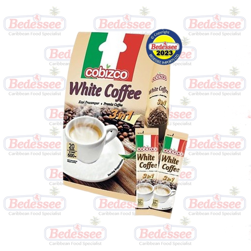 COBIZCO COFFEE WHITE 3 IN 1 PKTS 20 X 30 G