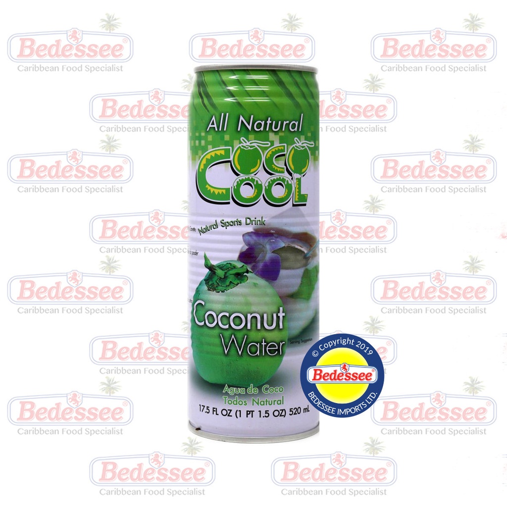 COCO COOL COCONUT WATER NATURAL CAN 520 ML