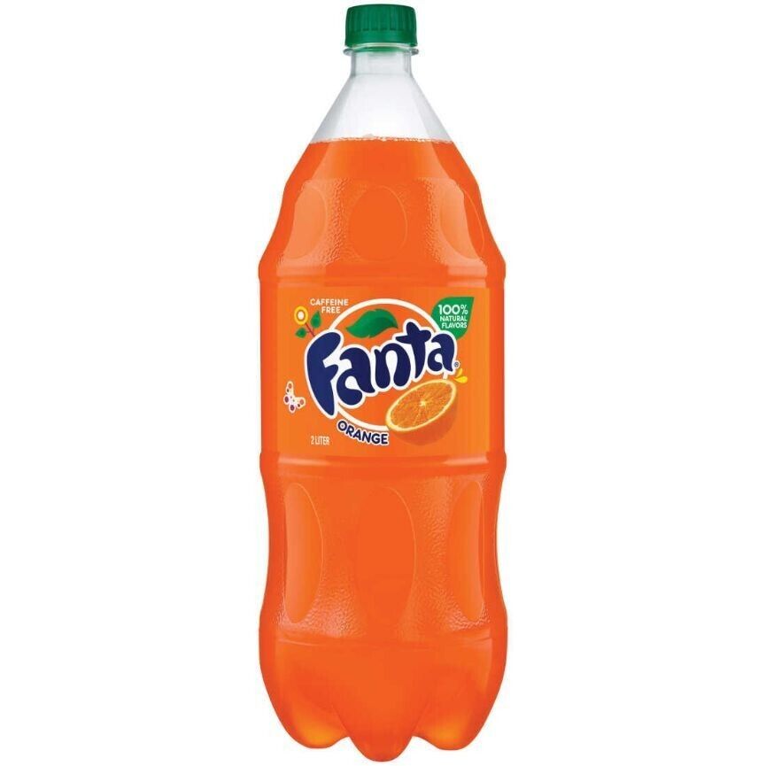 FANTA ORANGE SODA BOTTLE TT 2 L