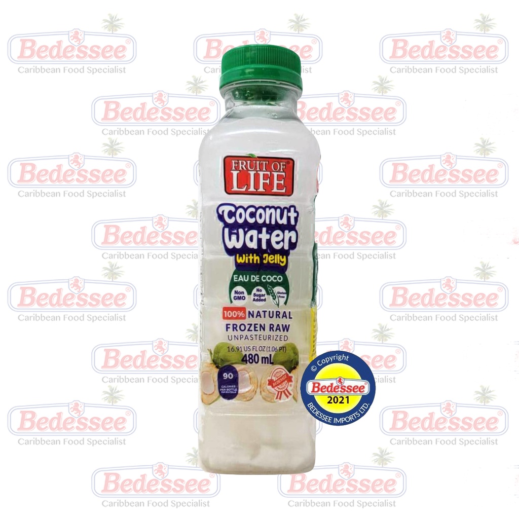 FRUIT OF LIFE COCONUT WATER+JELLY FROZEN 480 ML