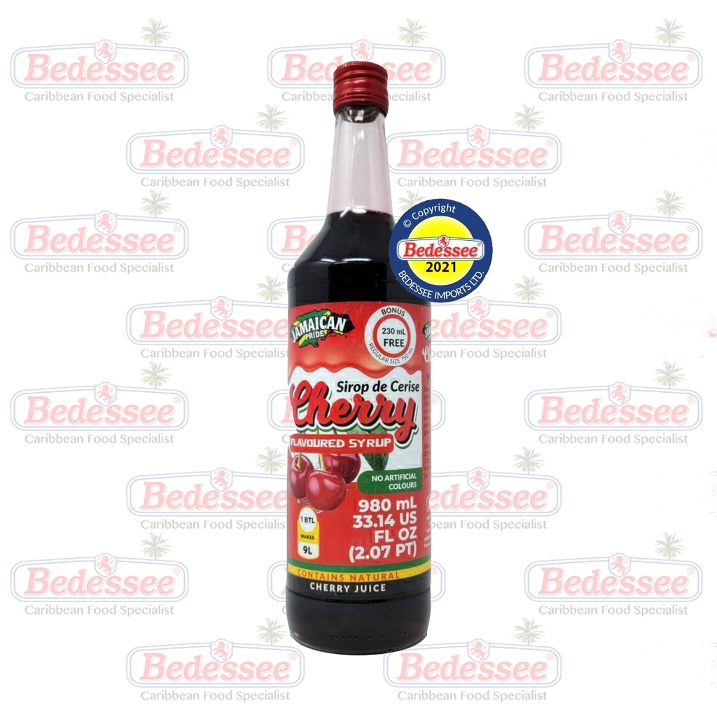 JAMAICAN PRIDE SYRUP CHERRY 980 ML