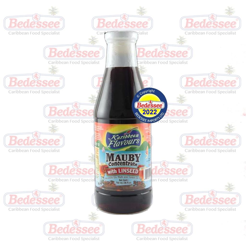 KARIBBEAN FLAVOURS MAUBY SYRUP W LINSEED 750 ML