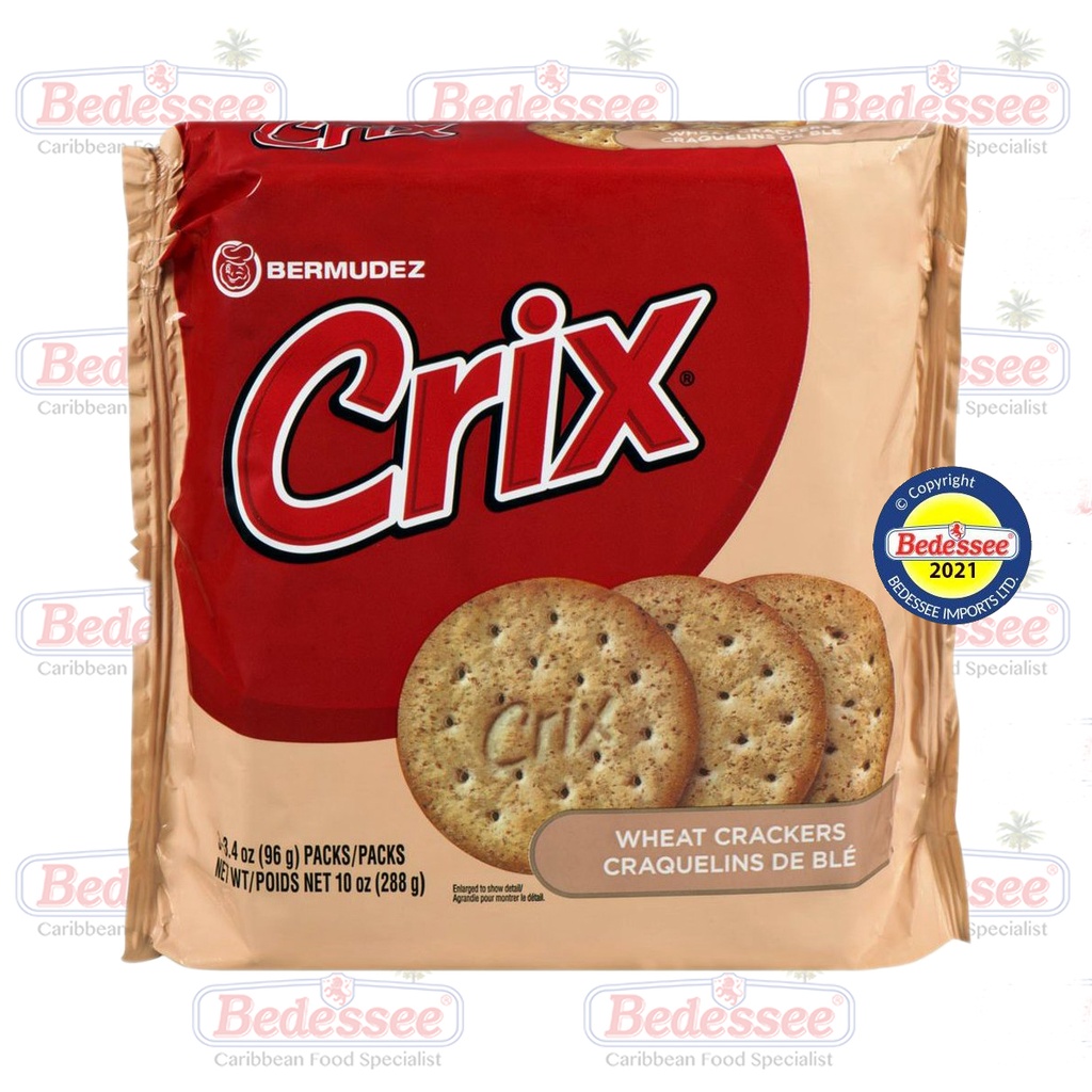 CRIX CRACKERS WHOLE WHEAT 3PK 288 G