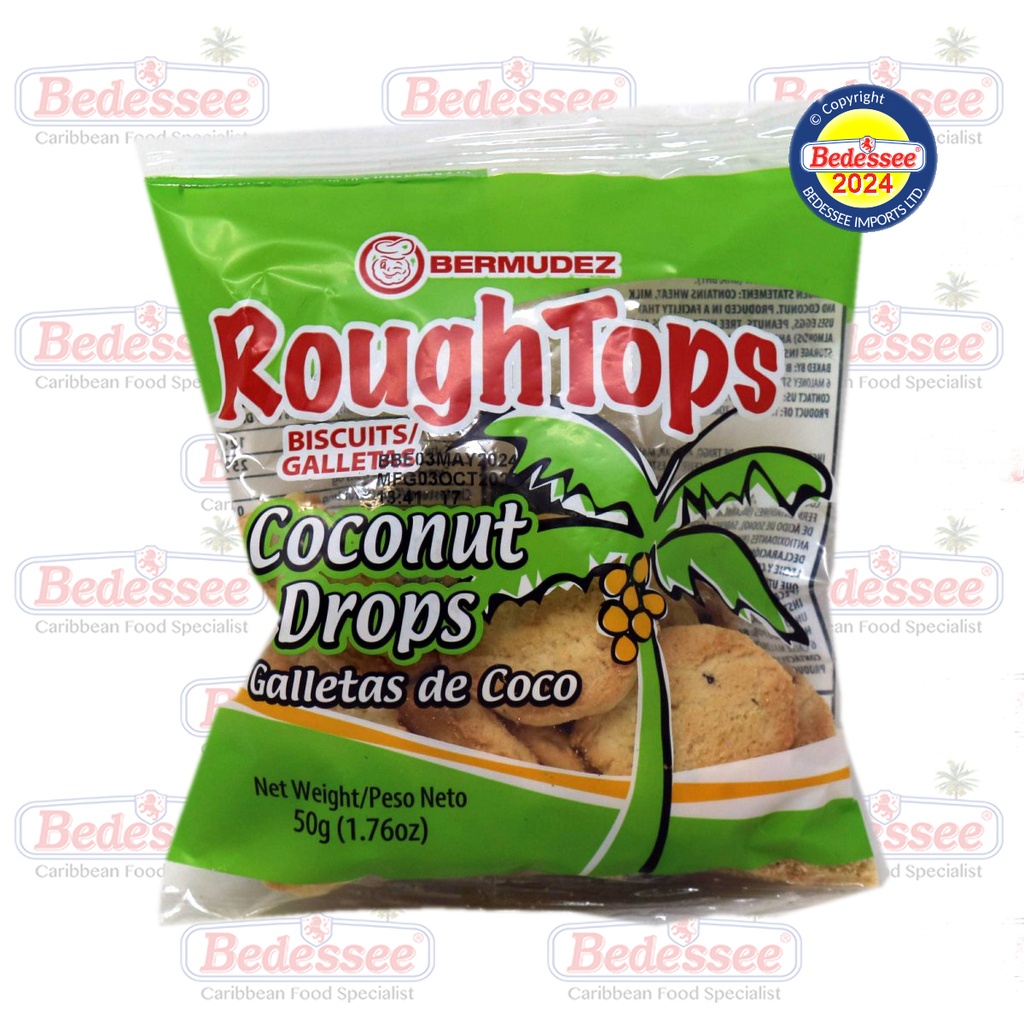 ROUGH TOPS BISCUITS COCONUT 50 G