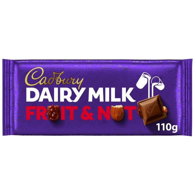 CADBURY CHOCOLATE FRUIT NUT BAR 110 G