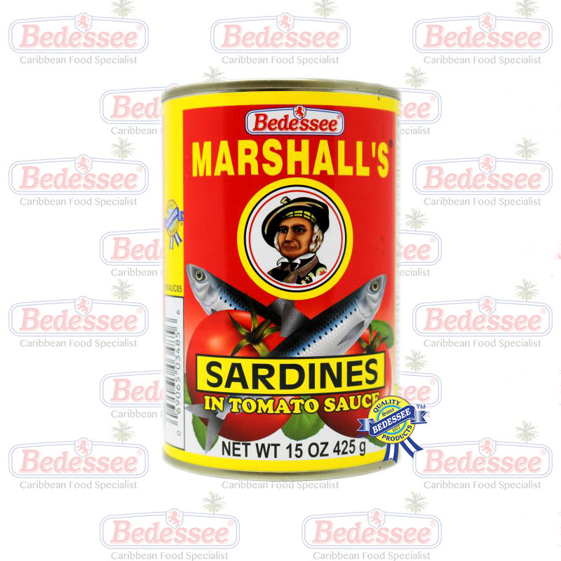 MARSHALL'S SARDINES TOMATO TALL 425 G