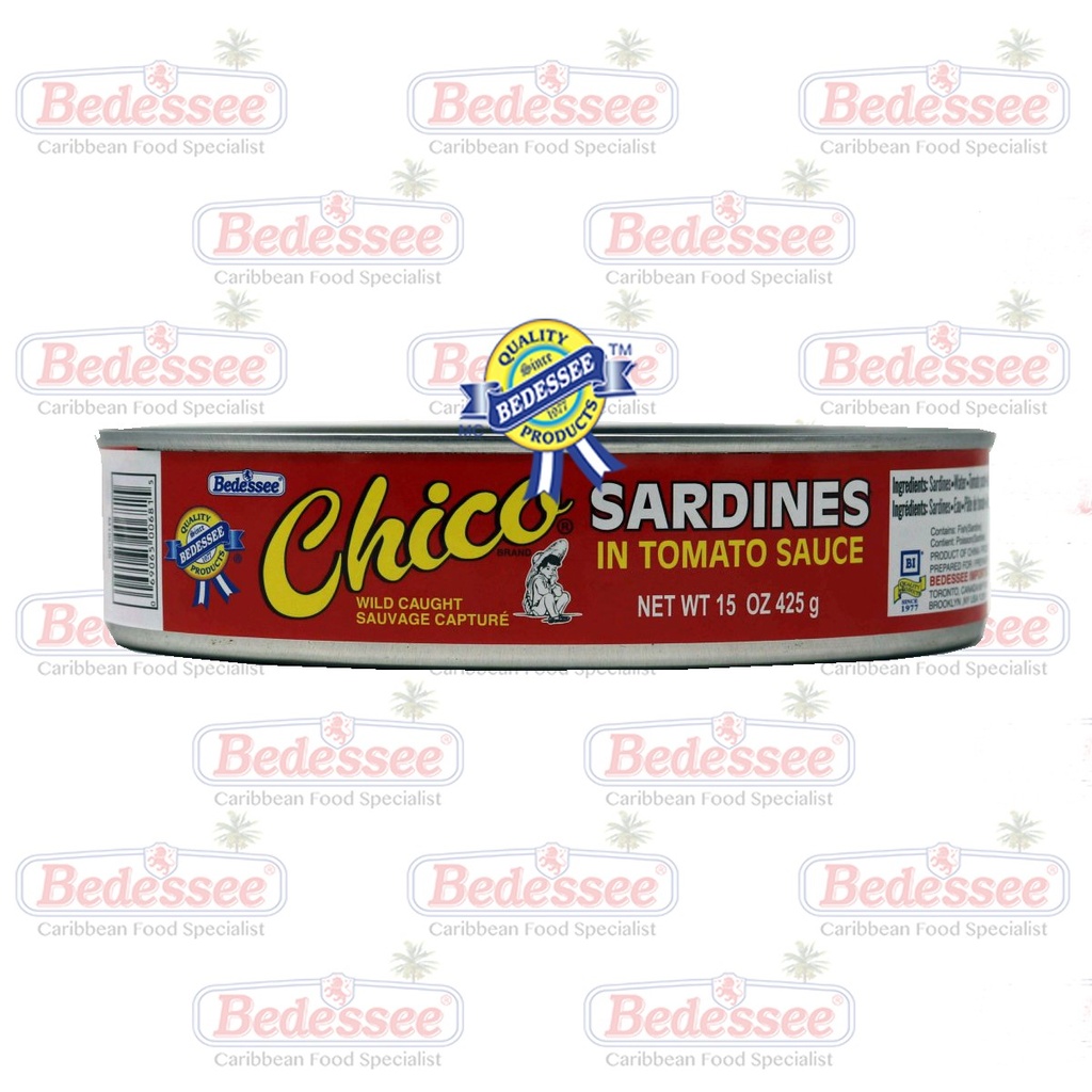 CHICO SARDINES TOMATO OVAL 425 G