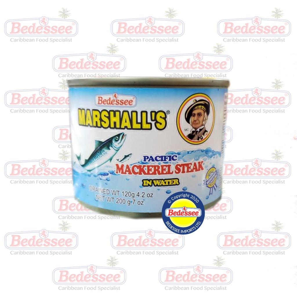 MARSHALL'S MACKEREL STEAK WATER 225 G