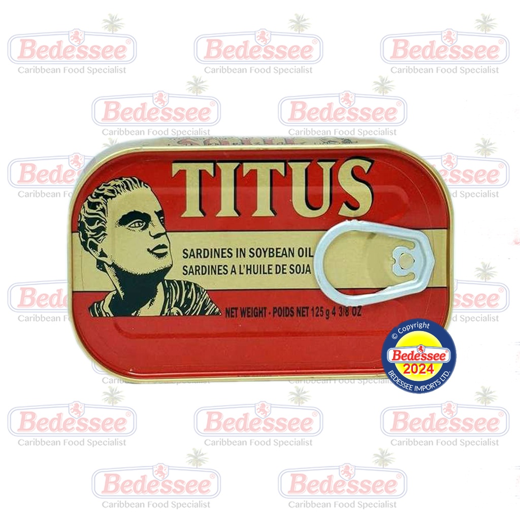 TITUS SARDINES IN OIL 125 G