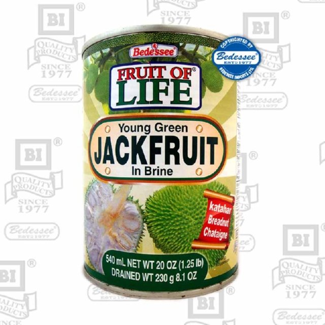 FRUIT OF LIFE JACK FRUIT GREEN CANNED 540 ML