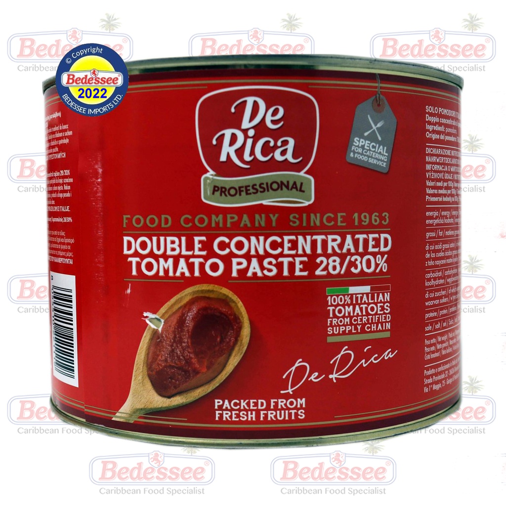DE RICA TOMATO PASTE 2.2 KG