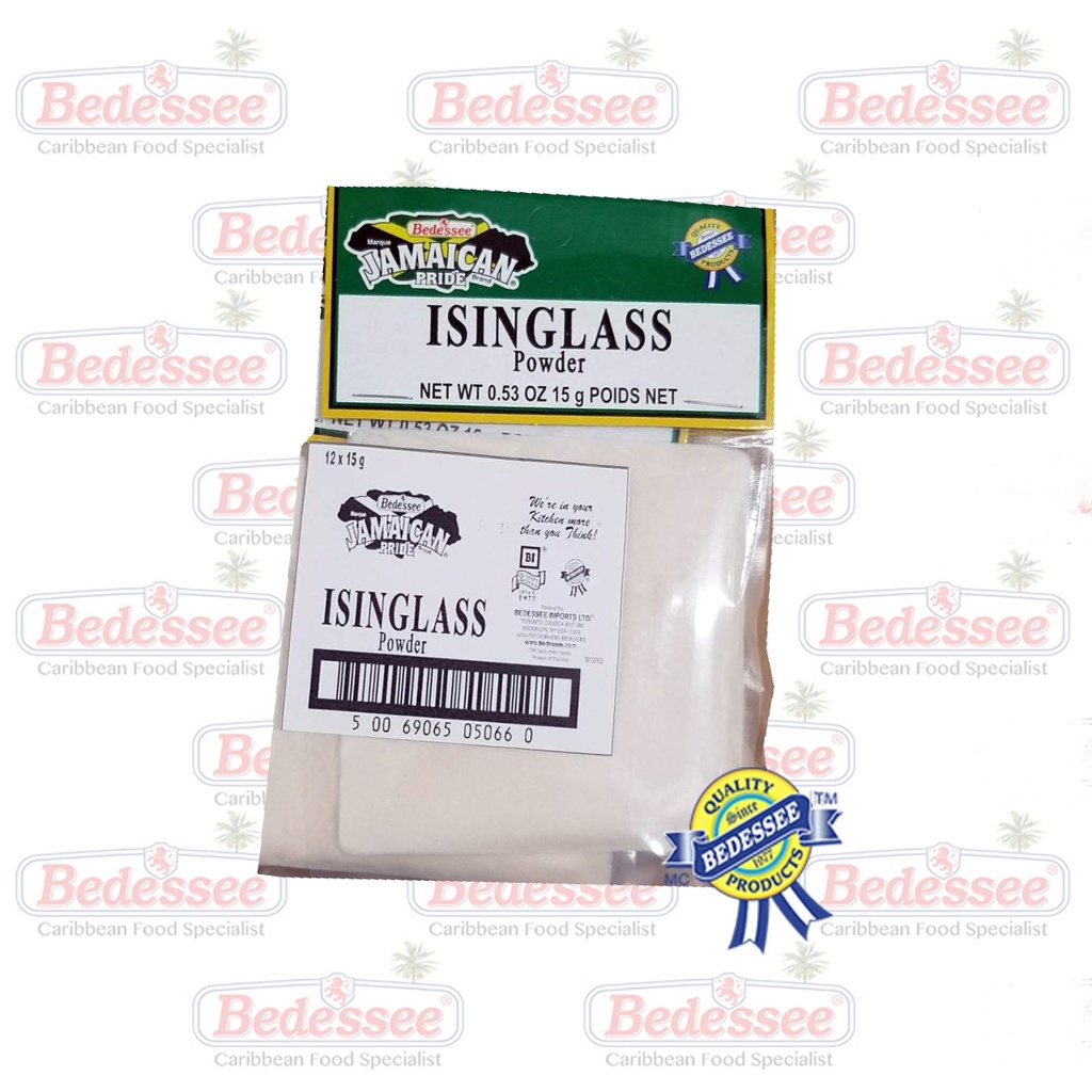 JAMAICAN PRIDE ISINGLASS POWDER VEGETABLE ORIGIN 15 G
