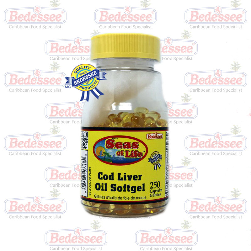 SEAS OF LIFE COD LIVER OIL CAPSULES 250's
