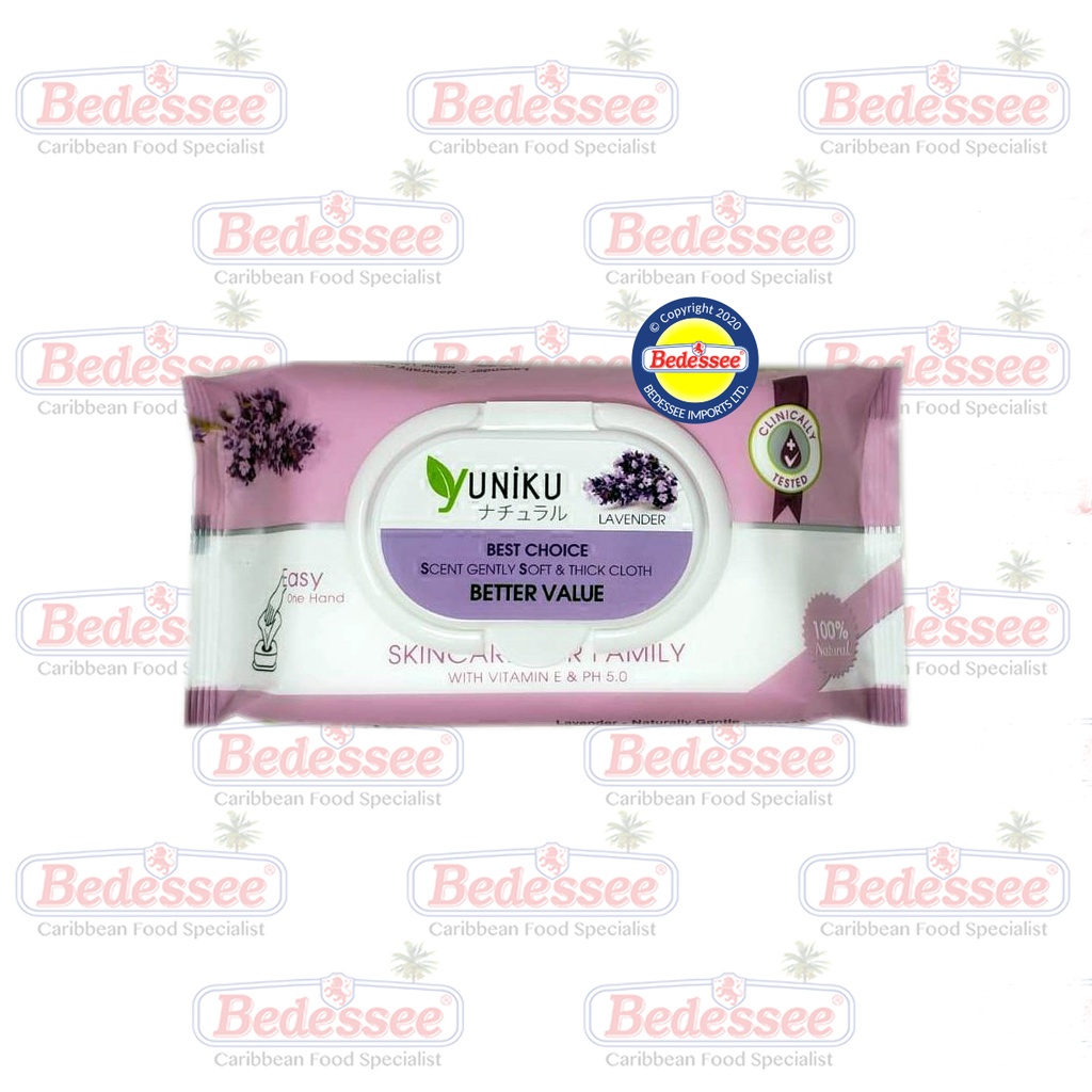YUNIKU WIPES BABY 60's