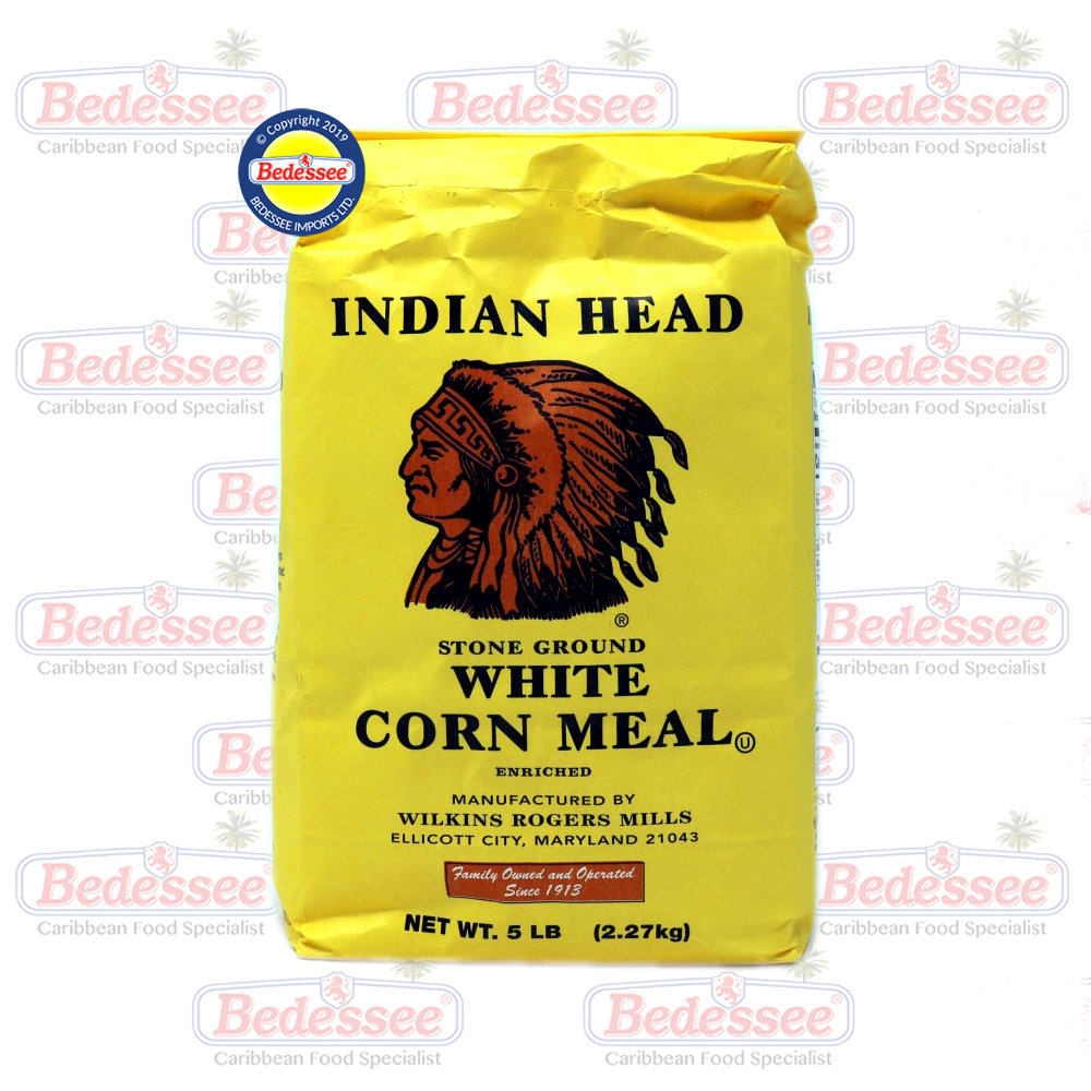 INDIAN HEAD CORN MEAL WHITE 5 LB