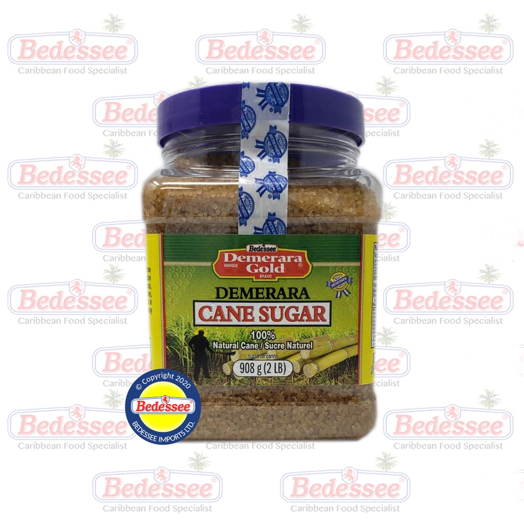 DEMERARA GOLD DEMERARA SUGAR JAR 2 LB