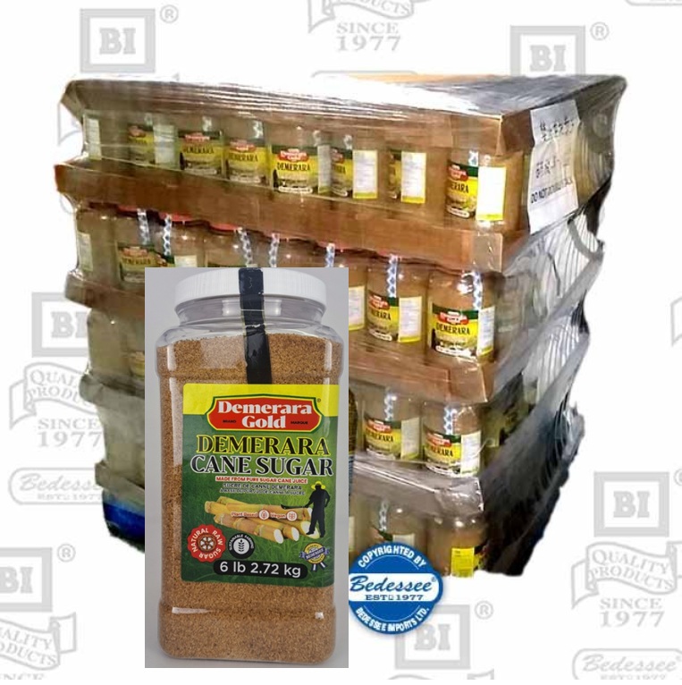 DEMERARA GOLD DEMERARA SUGAR JAR BIN 6 LB