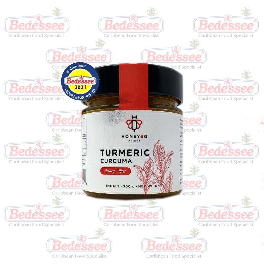 HONEY AND Q HONEY TURMERIC 300 G