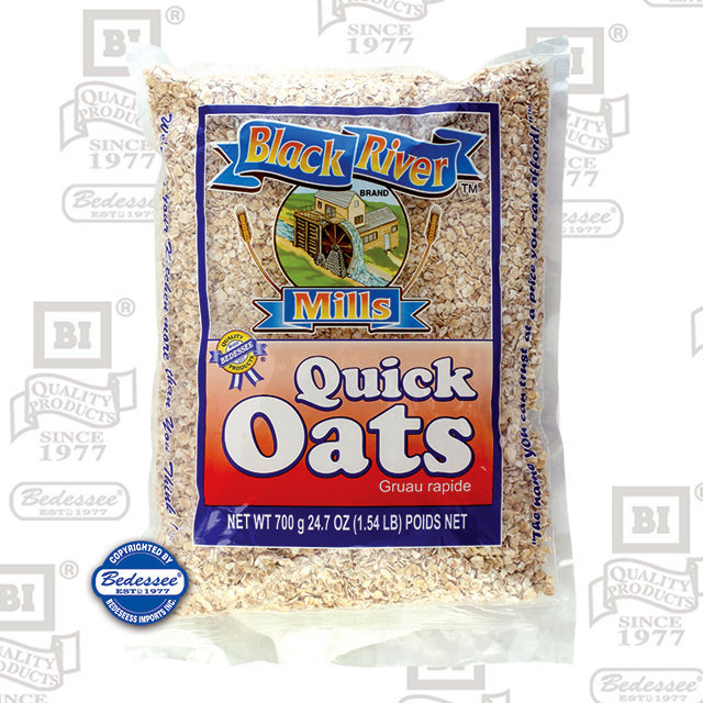 BLACK RIVER MILLS OATS QUICK BIN 700 G
