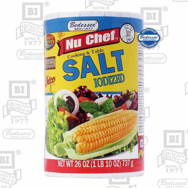 NU CHEF TABLE SALT DRUM 750 G