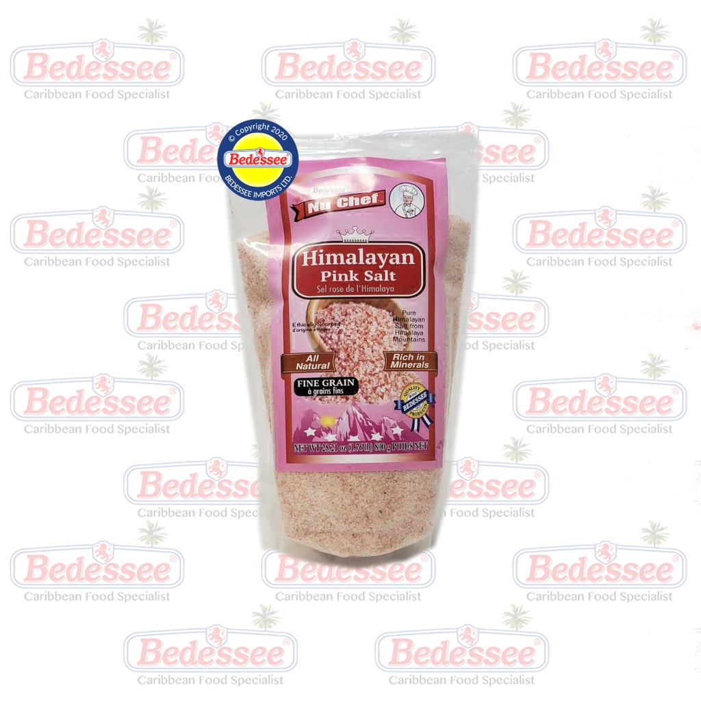 NU CHEF HIMALAYAN PINK SALT FINE 800 G