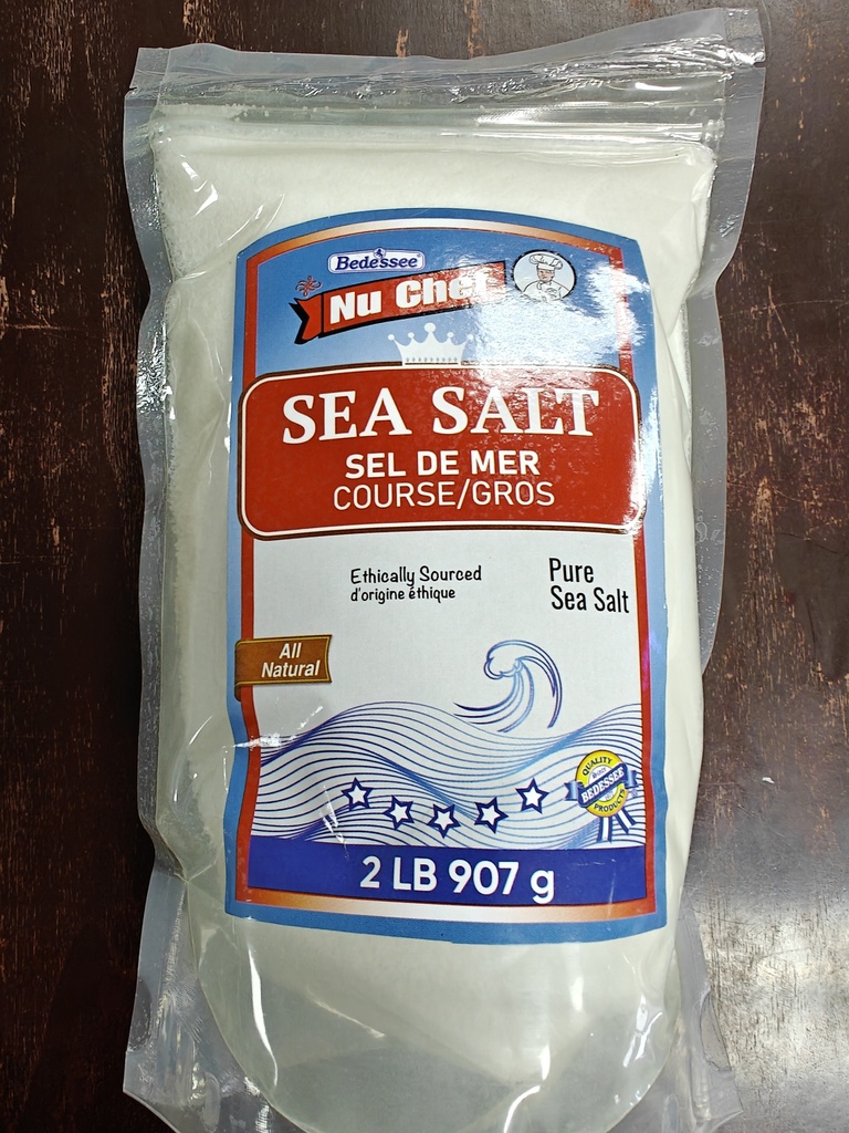 NU CHEF SEA SALT BAG COURSE 907 G