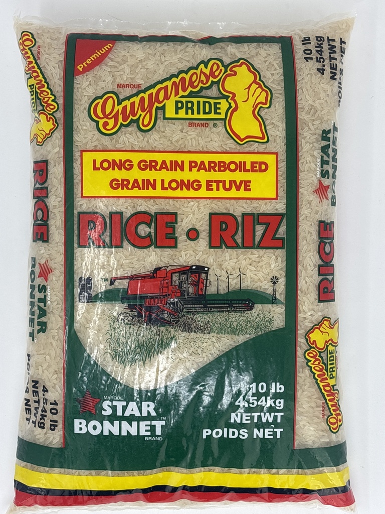 GUYANESE PRIDE PARBOILED RICE 10 LB