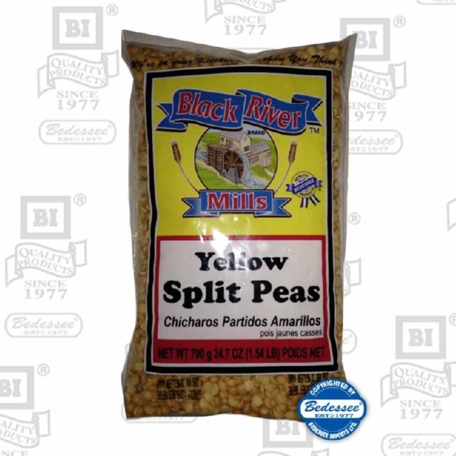 BLACK RIVER MILLS YELLOW SPLIT PEAS 700 G