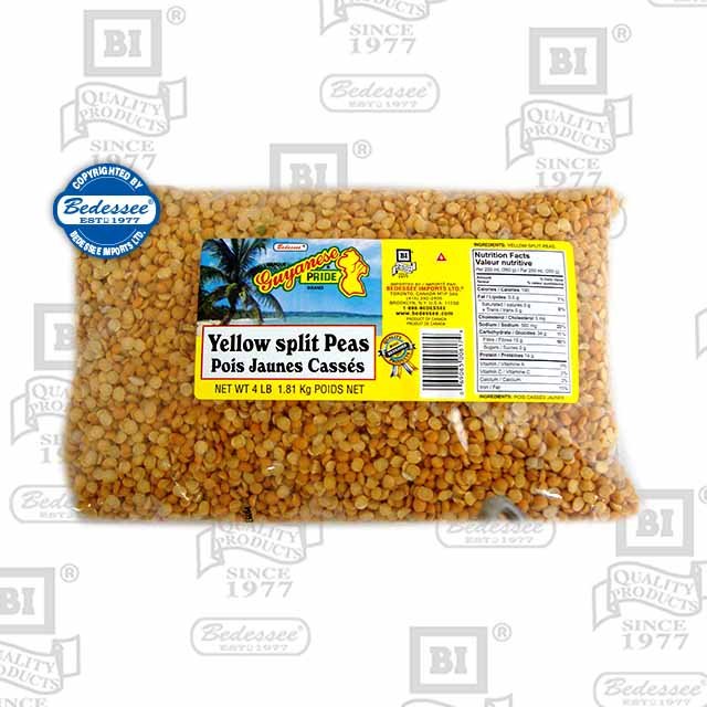GUYANESE PRIDE YELLOW SPLIT PEAS 4 LB