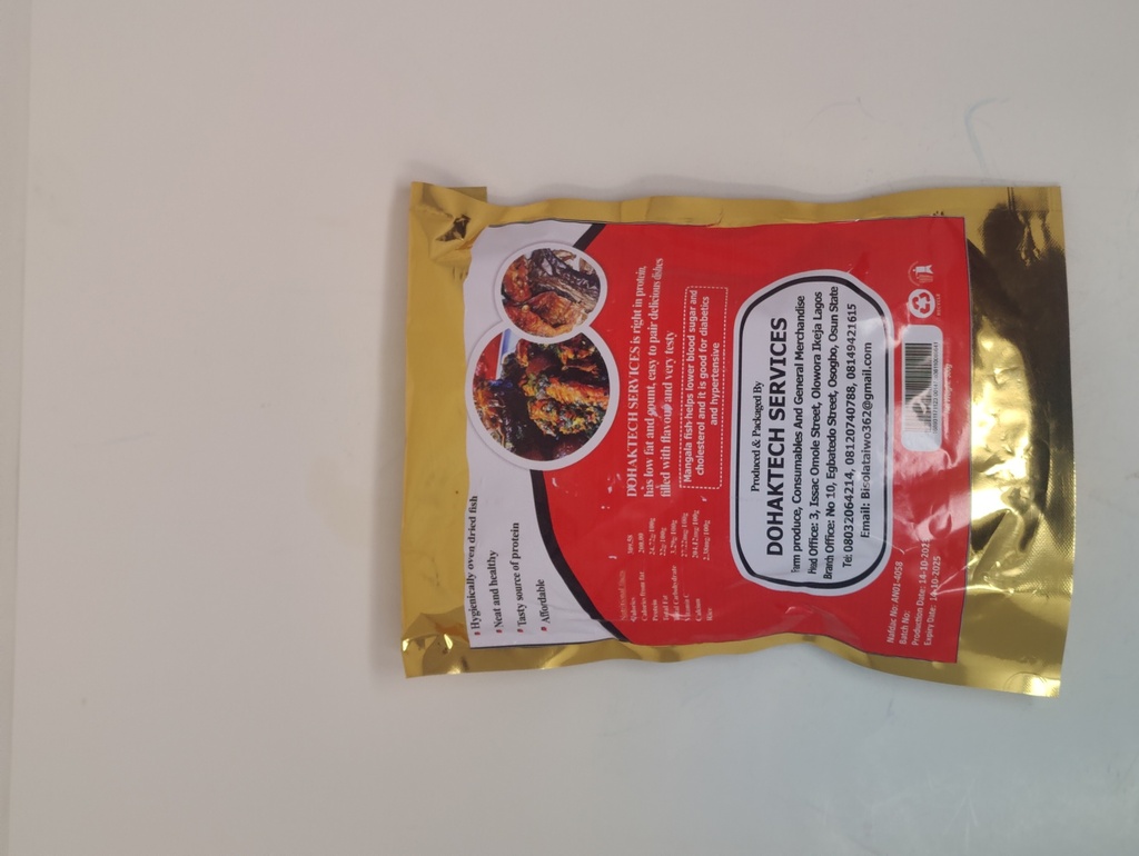 AFRICAN PRIDE SMOKED FISH MANGALA 300 G