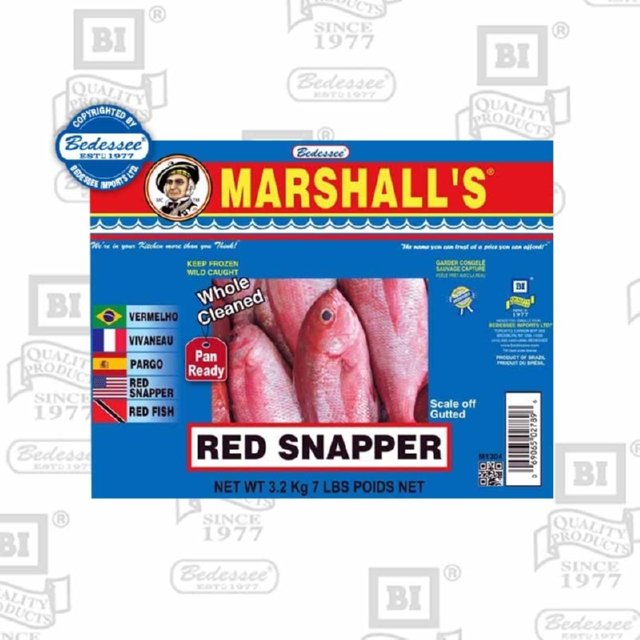 MARSHALL'S SNAPPER 3KG BOX 3 KG