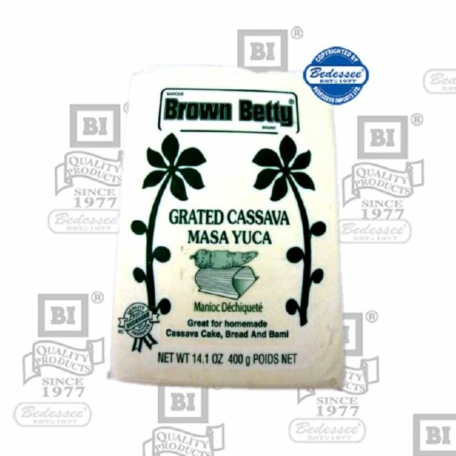 BROWN BETTY GRATED CASSAVA FROZEN 400 G