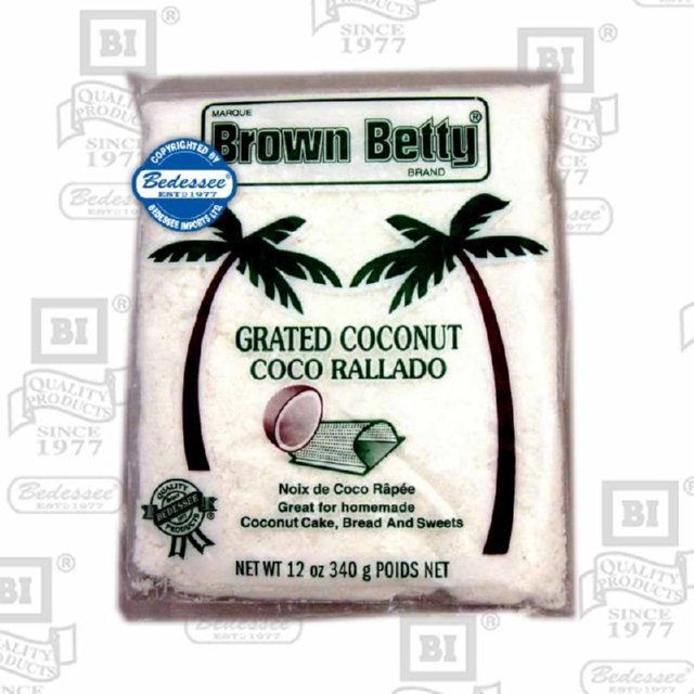 BROWN BETTY GRATED COCONUT FROZEN 300 G