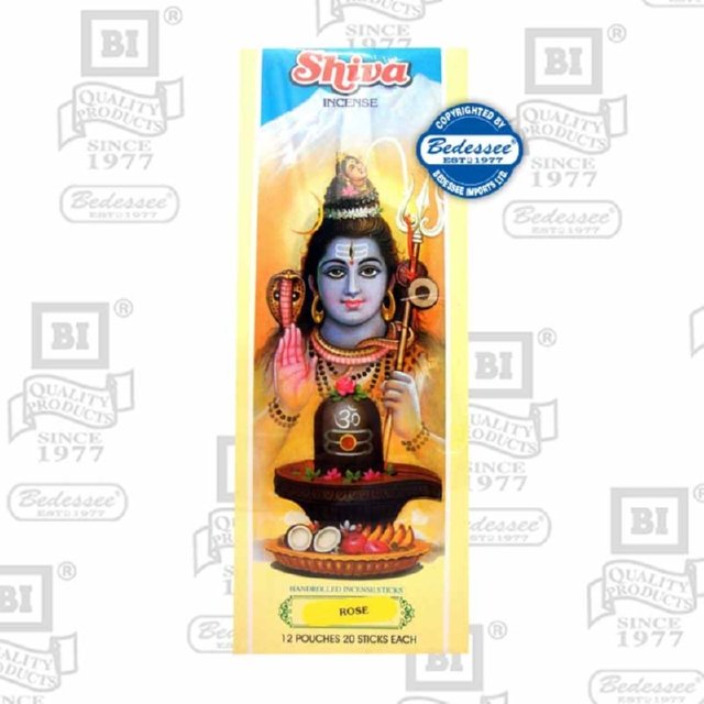 SHIVA INCENSE ROSE 20 G