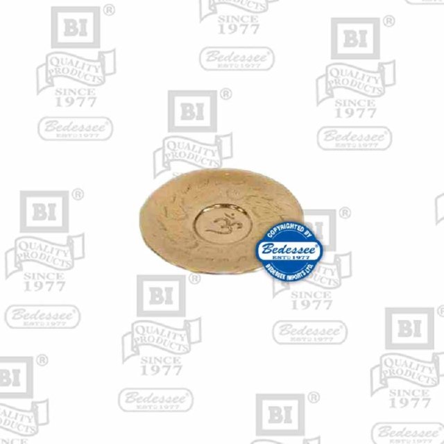 BEDESSEE BRASS SAUCER 5   INCH