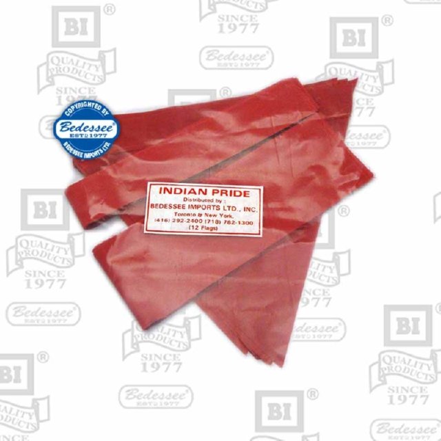 INDIAN PRIDE FLAG PIC HANUMAN RED 12 PC